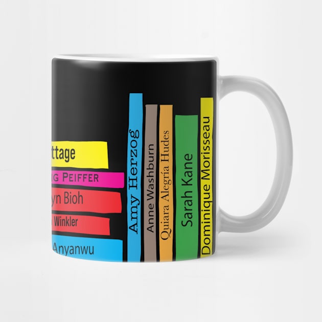 Playwrights Bookshelf by CafeConCawfee